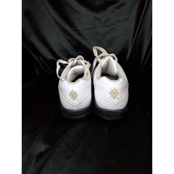 Footjoy Golf Shoes 7.5 M Extra Comfort Sneakers White Leather 98530 W/Accessory - Picture 6 of 11